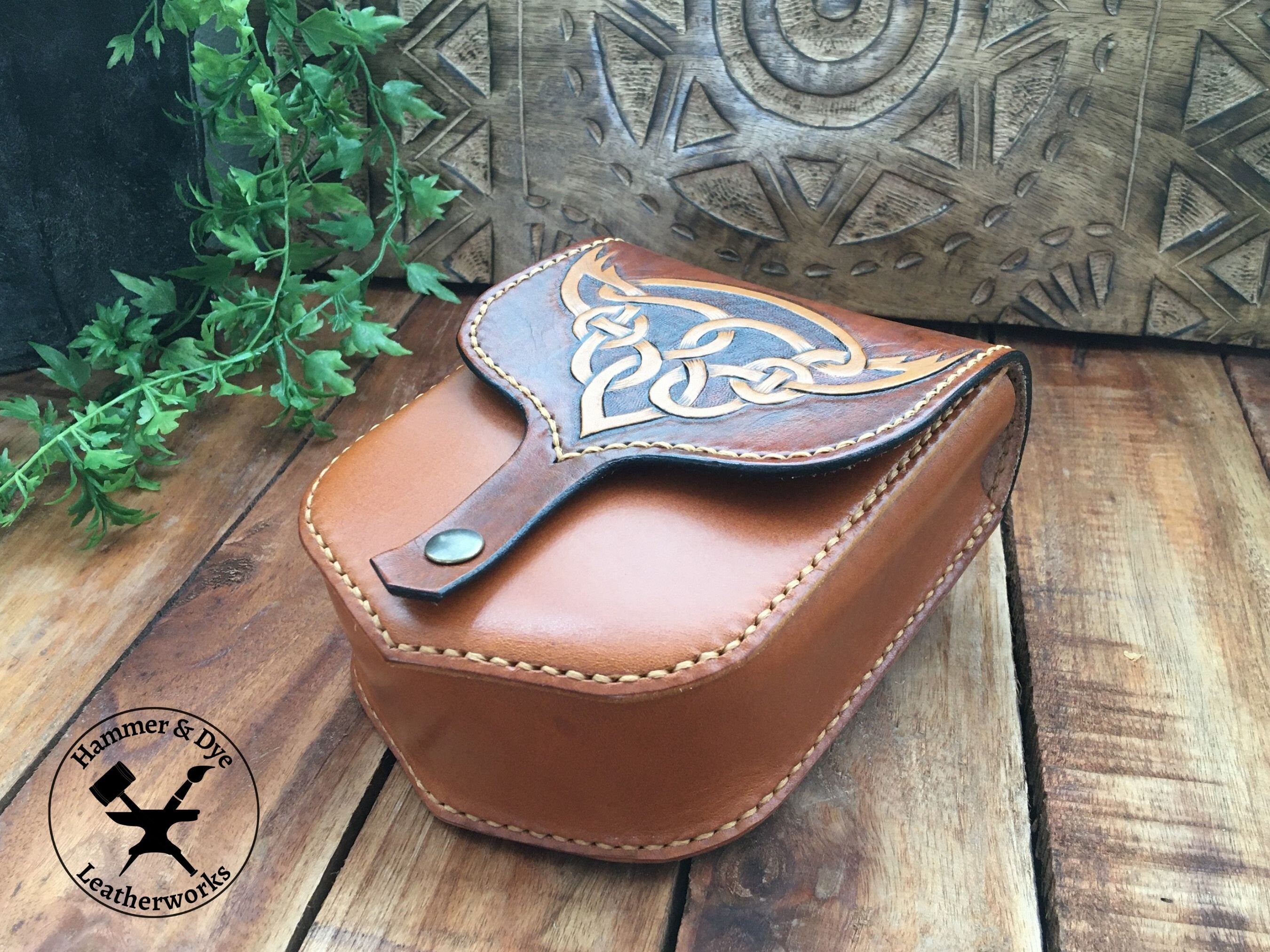 Handmade high quality Leather Belt Pouch