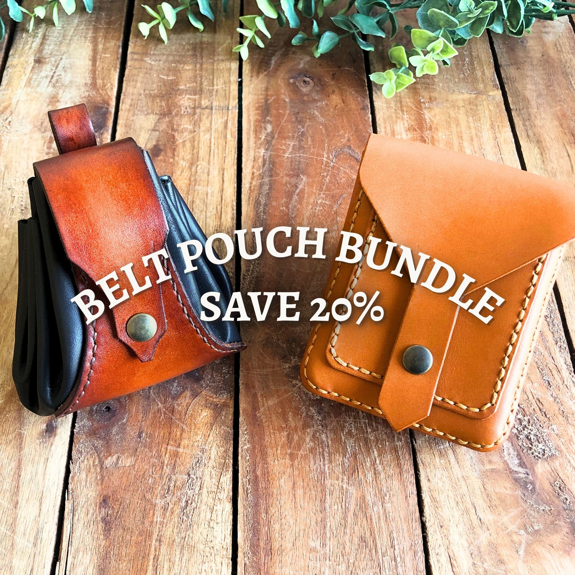 Leathercraft Pattern Bundles 1 Dice pouch and belt bag leathercraft bundle