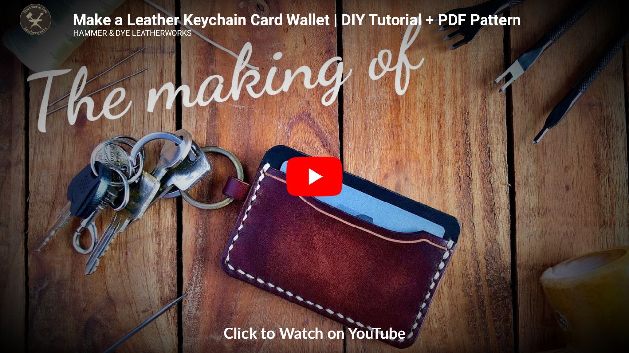 Small Wallet Bundle 16 Craft your own leather keychain card wallet tutorial