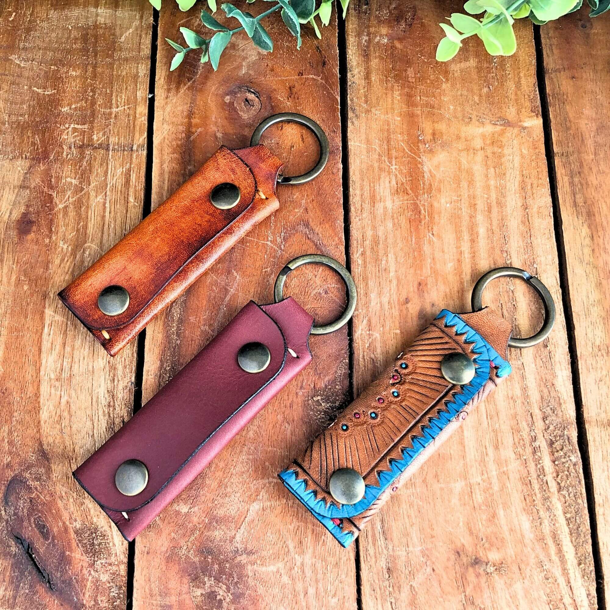 Emergency Keychain Wallet 9 leather emergency keychain wallet pattern