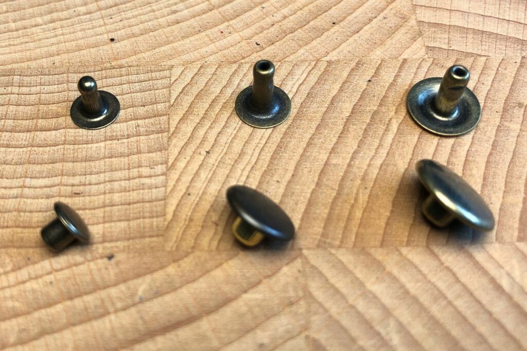 How to Set Rivets 3 Rapid rivets, cap and post
